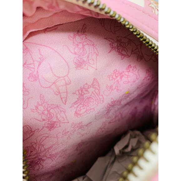 Loungefly Disney Pink Checkered Princess Friends Sidekick Mini Backpack NWT main image 6